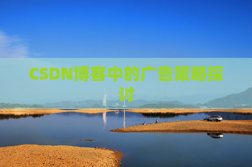 CSDN博客中的广告策略探讨